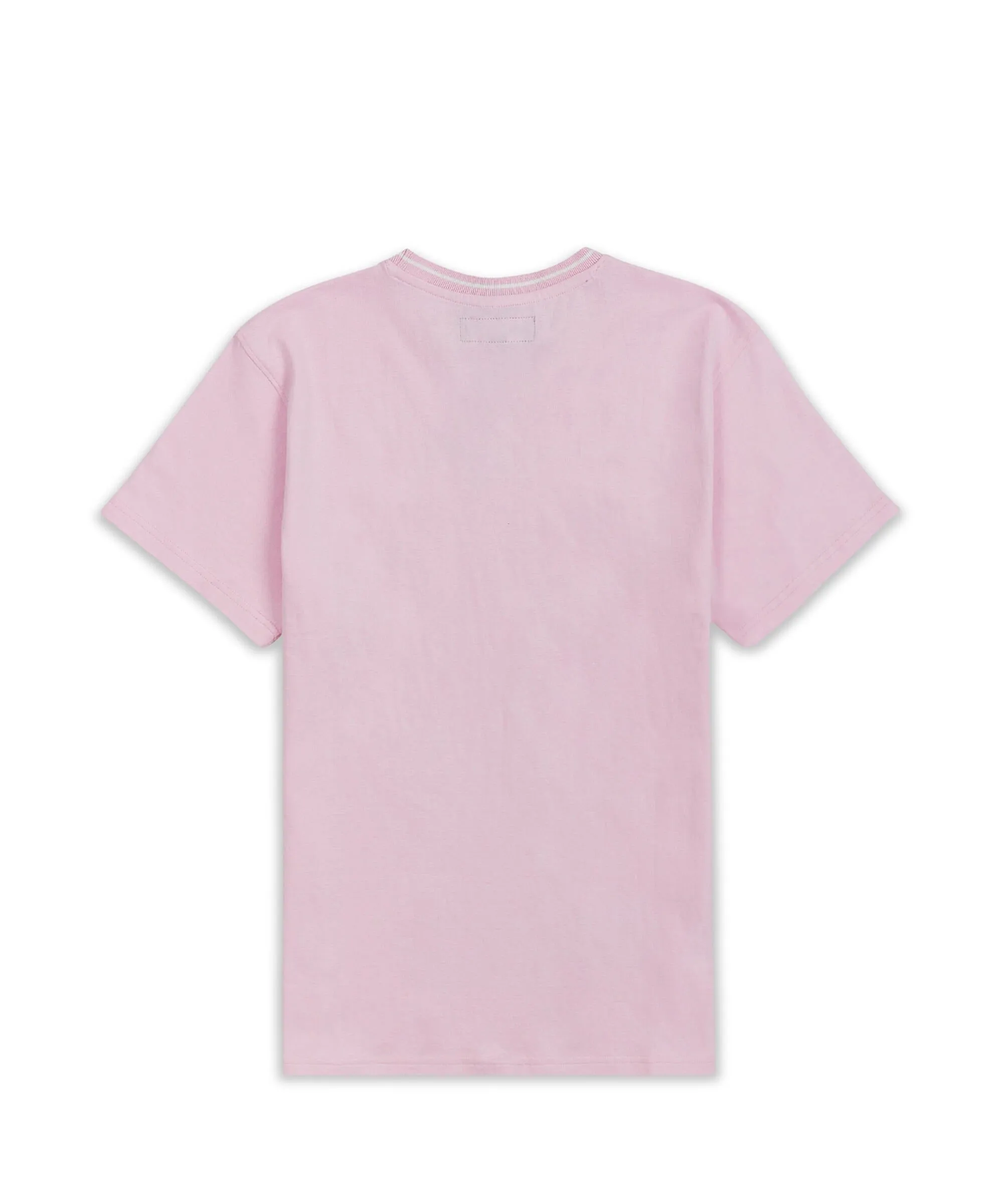 Rose Pocket Short Sleeve Tee - Pink