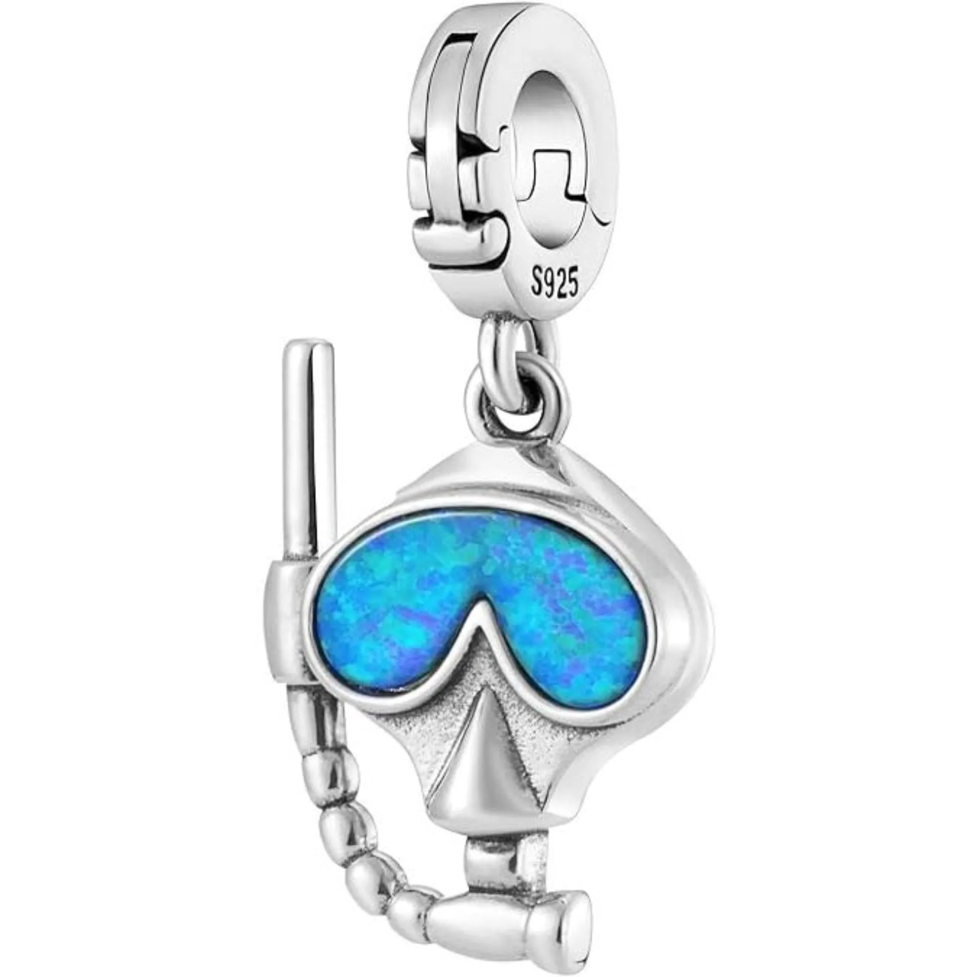 Scuba Divers Mask Bead Charm