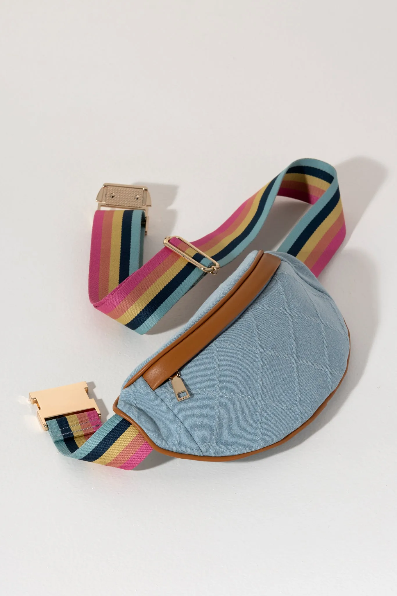 Shiraleah Ali Belt Bag, Denim - FINAL SALE ONLY