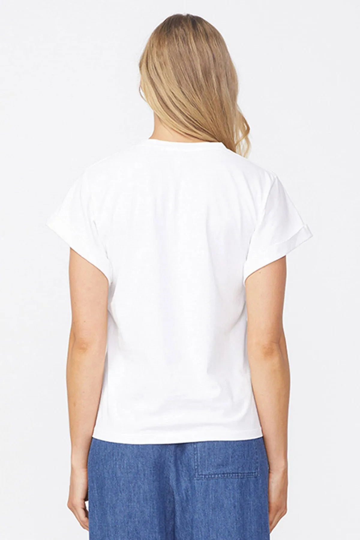 Stateside Cloud Jersey Oversized T-Shirt in Paper