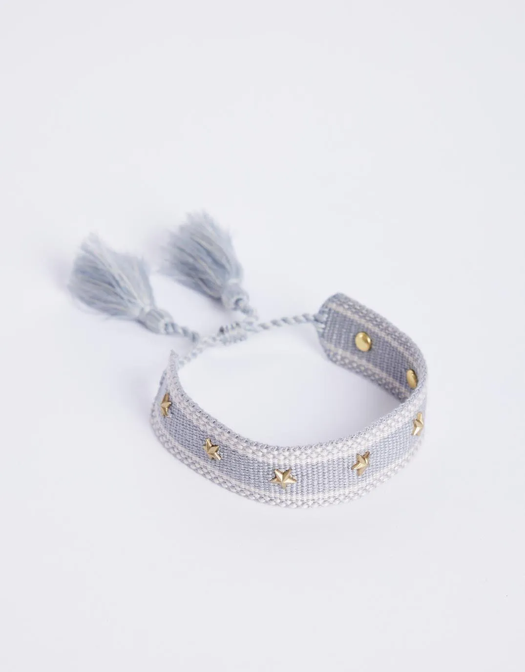 Stella Woven Bracelet - Dove