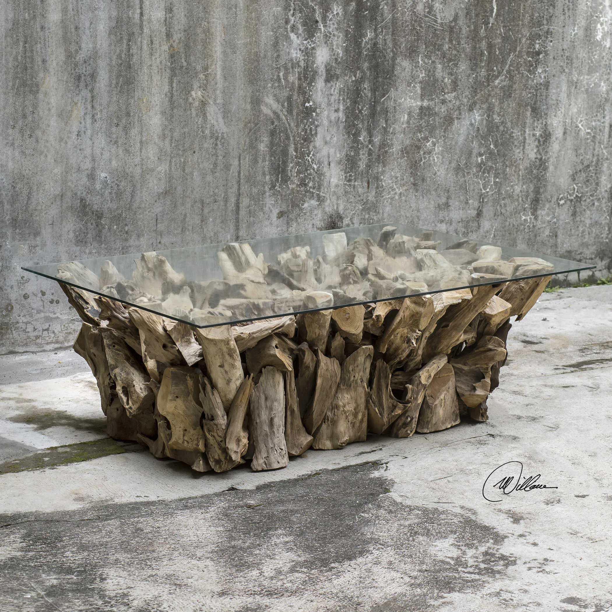 Teak Root 60" Coffee Table