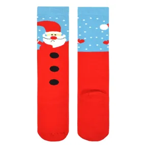 TeeHee Socks Women's Christmas Cotton Knee High Ugly Santa (W1430)