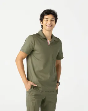 TENCEL™ Fraser‎ ‎ Collar Scrub Top