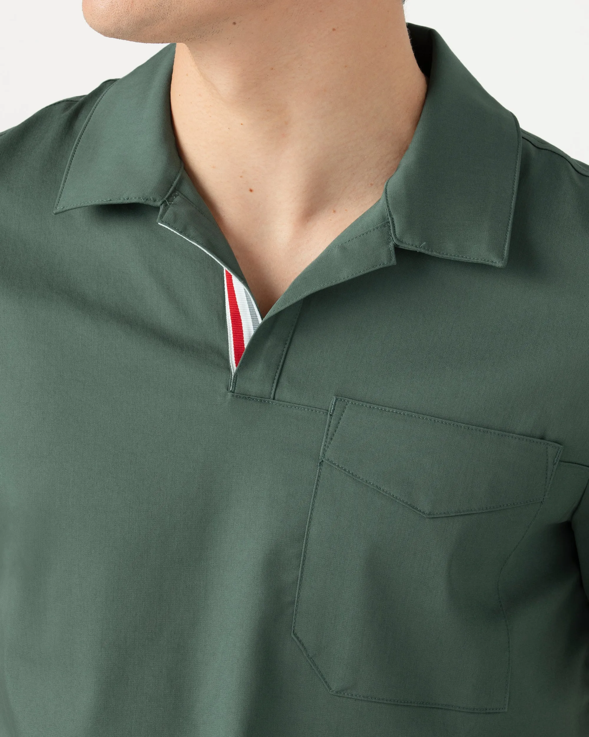 TENCEL™ Fraser‎ ‎ Collar Scrub Top