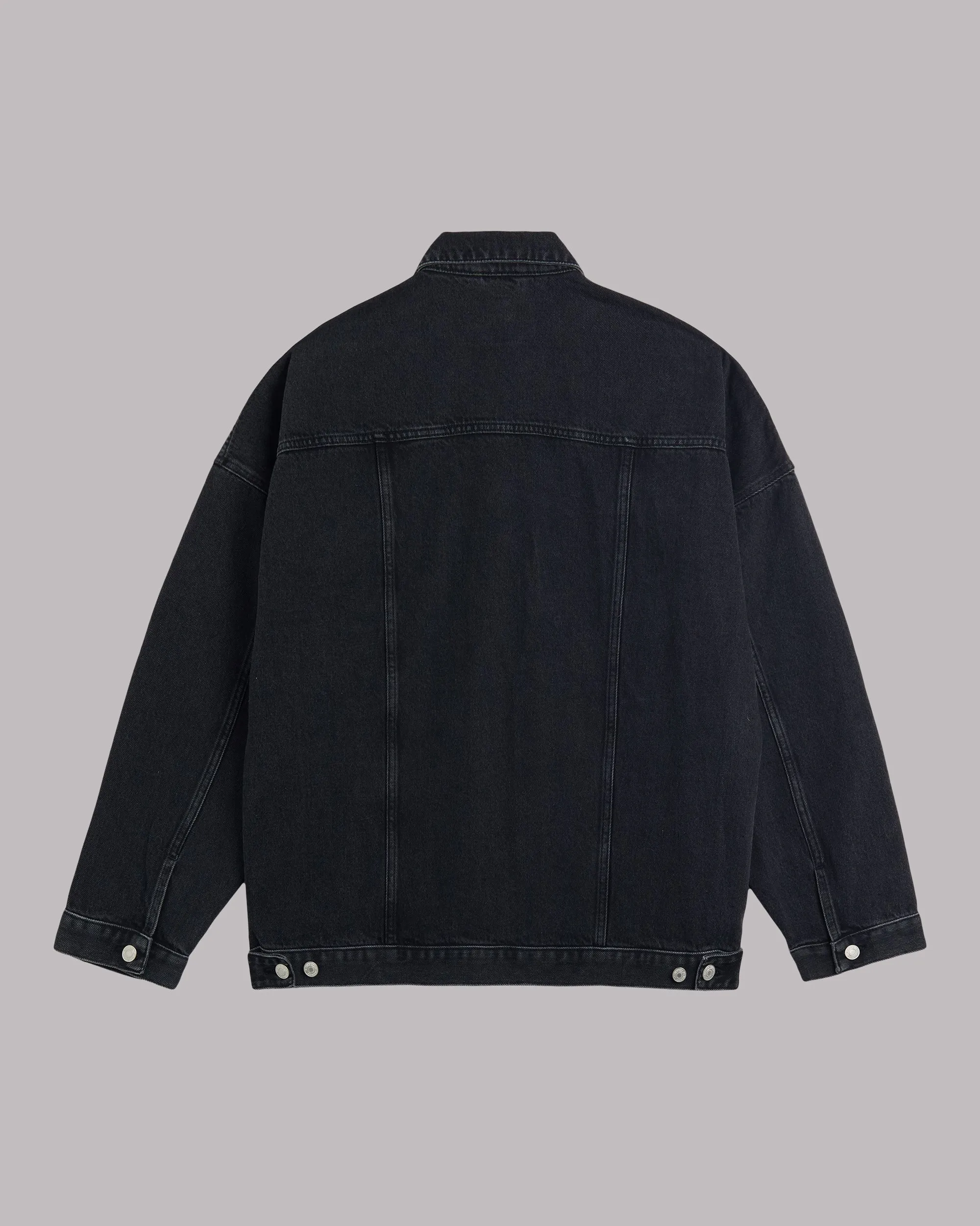 The Black Oversized Denim Jacket