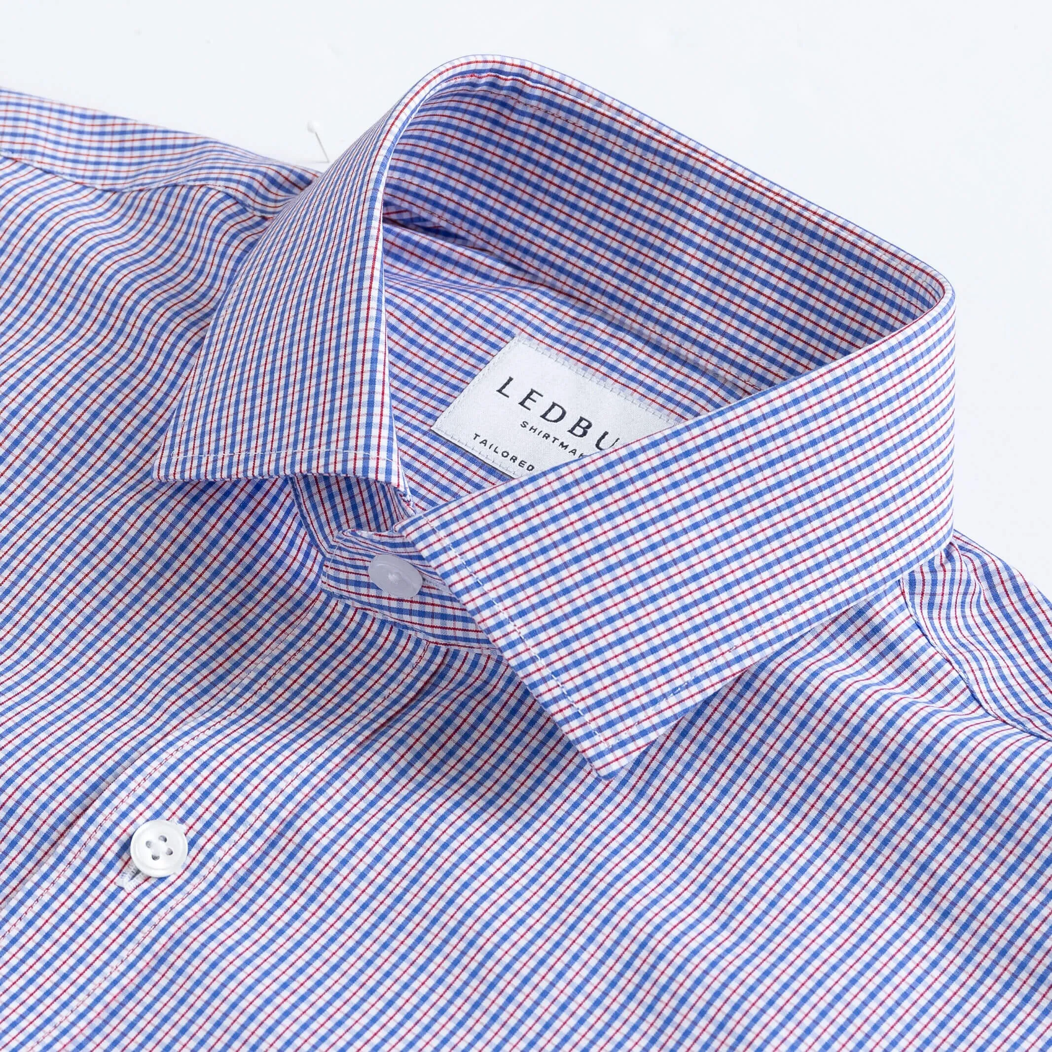 The Red Simmons Check Dress Shirt