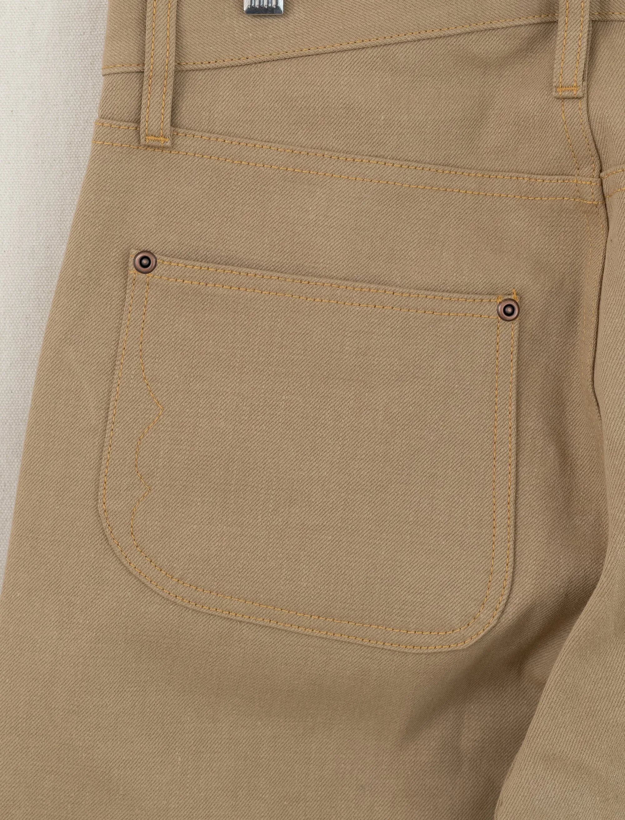 Type 00 Selvedge Denim 13.5oz (Tan)