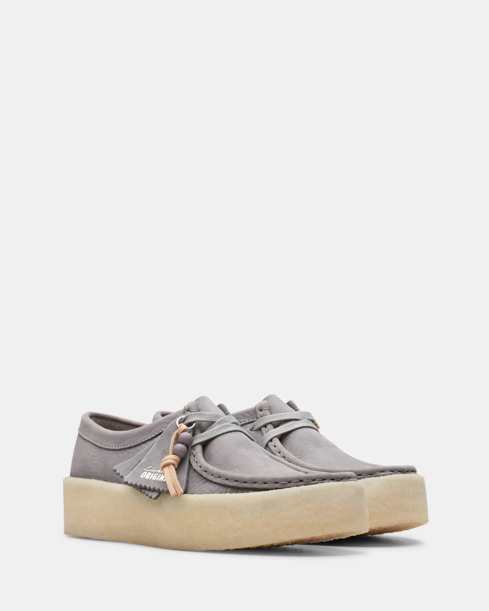 Wallabee Cup. (W) Steel Grey Nubuck