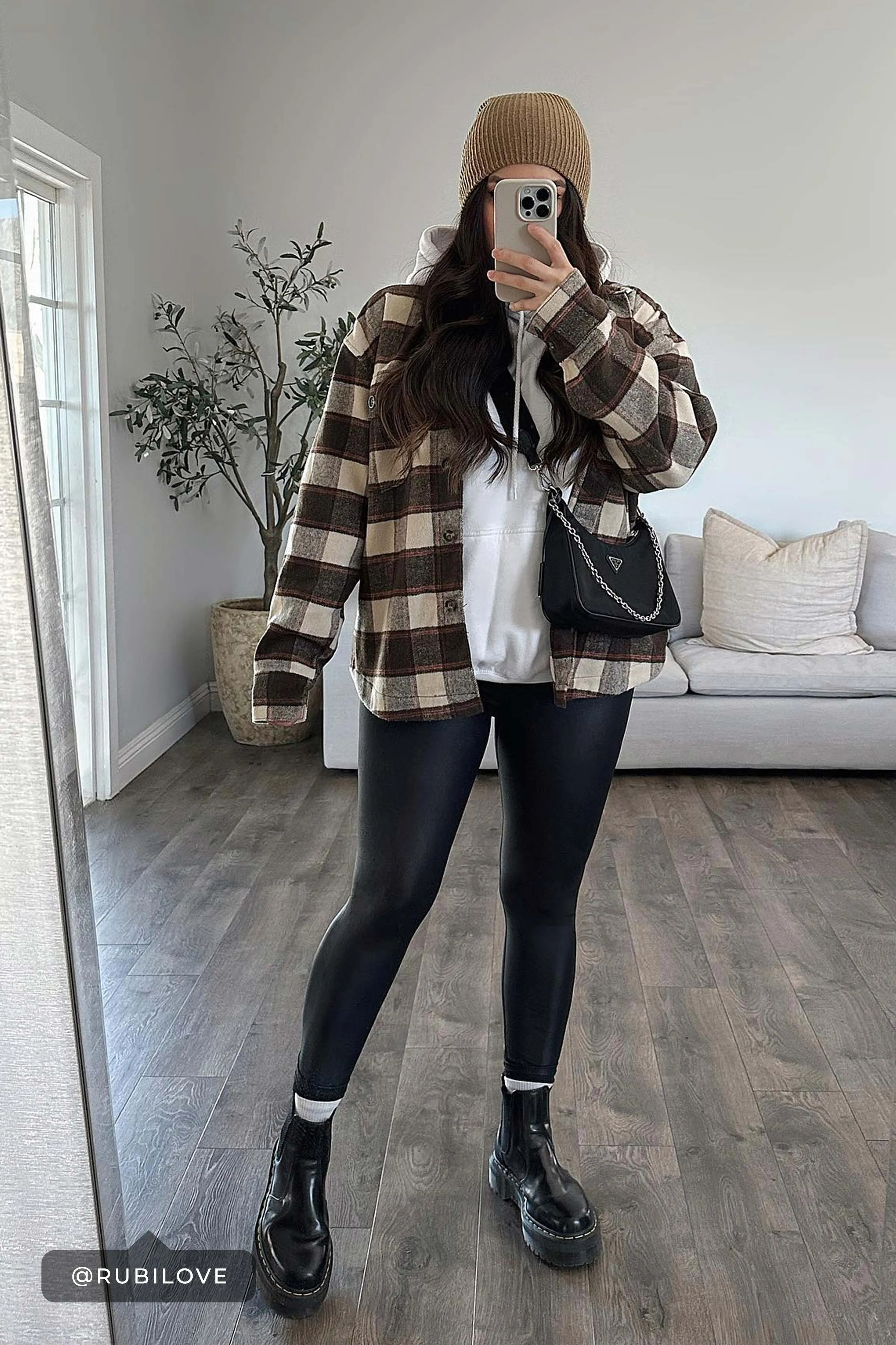 Women's Oversized Plaid Flannel Shacket